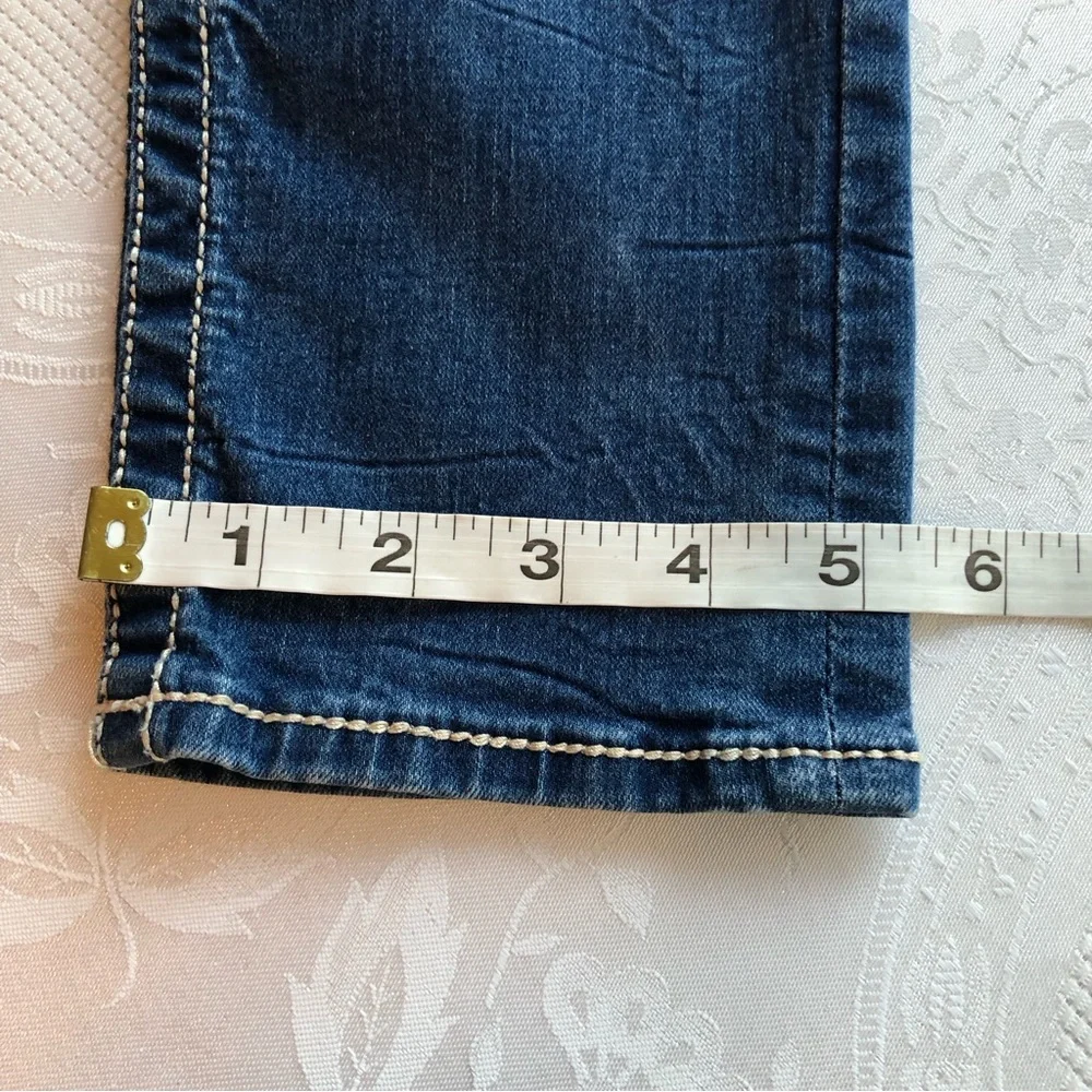 True Religion Girls Size 10 Blue Jeans Denim Pants Classic-Fit Straight-Leg